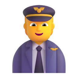 PILOT 3D Emoji - High Quality 3D Rendered Emoji PILOT 3D Emoji - High Quality 3D Rendered Emoji