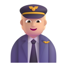 Pilot: medium-light skin tone