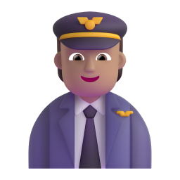 Pilot: medium skin tone