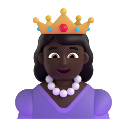 Princess: dark skin tone