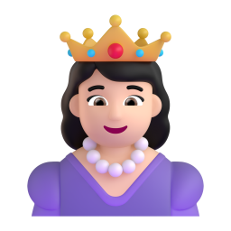 Princess: light skin tone