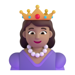 Princess: medium skin tone