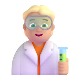 Scientist: medium-light skin tone