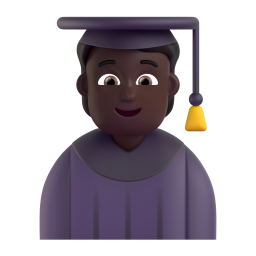 Student: dark skin tone