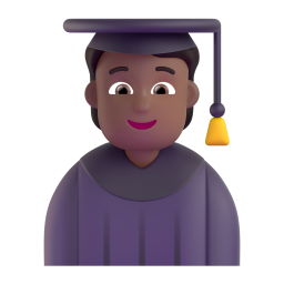 Student: medium-dark skin tone