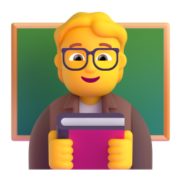 TEACHER 3D Emoji - High Quality 3D Rendered Emoji TEACHER 3D Emoji - High Quality 3D Rendered Emoji
