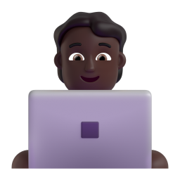 Technologist: dark skin tone