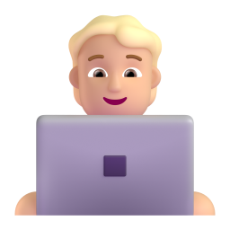 Technologist: medium-light skin tone
