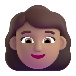 Woman: medium skin tone