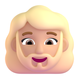 Woman: Beard: medium-light skin tone