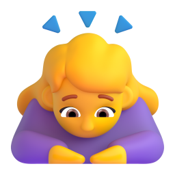 WOMAN BOWING 3D Emoji - High Quality 3D Rendered Emoji WOMAN BOWING 3D Emoji - High Quality 3D Rendered Emoji