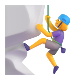 WOMAN CLIMBING 3D Emoji - High Quality 3D Rendered Emoji WOMAN CLIMBING 3D Emoji - High Quality 3D Rendered Emoji
