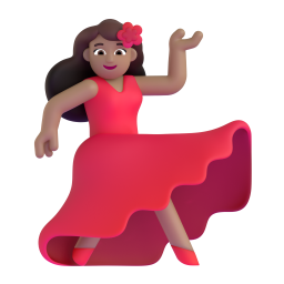 Dancer: medium skin tone