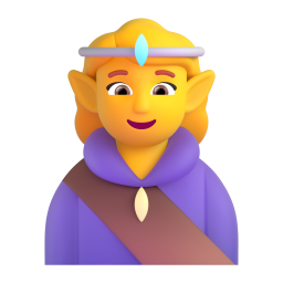 WOMAN ELF 3D Emoji - High Quality 3D Rendered Emoji WOMAN ELF 3D Emoji - High Quality 3D Rendered Emoji
