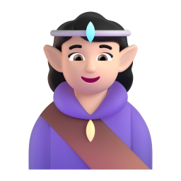 Woman Elf: light skin tone