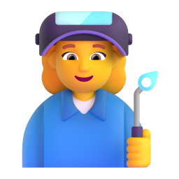 WOMAN FACTORY WORKER 3D Emoji - High Quality 3D Rendered Emoji WOMAN FACTORY WORKER 3D Emoji - High Quality 3D Rendered Emoji
