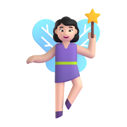 Woman Fairy: light skin tone