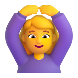 WOMAN GESTURING OK 3D Emoji - High Quality 3D Rendered Emoji WOMAN GESTURING OK 3D Emoji - High Quality 3D Rendered Emoji