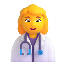 WOMAN HEALTH WORKER 3D Emoji - High Quality 3D Rendered Emoji WOMAN HEALTH WORKER 3D Emoji - High Quality 3D Rendered Emoji