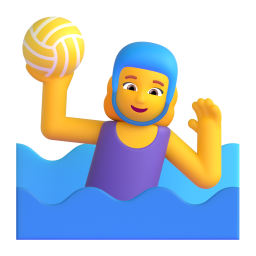WOMAN PLAYING WATER POLO 3D Emoji - High Quality 3D Rendered Emoji WOMAN PLAYING WATER POLO 3D Emoji - High Quality 3D Rendered Emoji