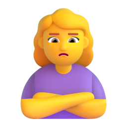 WOMAN POUTING 3D Emoji - High Quality 3D Rendered Emoji WOMAN POUTING 3D Emoji - High Quality 3D Rendered Emoji