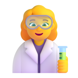 WOMAN SCIENTIST 3D Emoji - High Quality 3D Rendered Emoji WOMAN SCIENTIST 3D Emoji - High Quality 3D Rendered Emoji