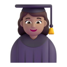 Woman Student: medium skin tone