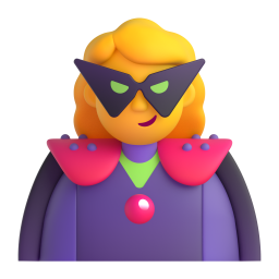 WOMAN SUPERVILLAIN 3D Emoji - High Quality 3D Rendered Emoji WOMAN SUPERVILLAIN 3D Emoji - High Quality 3D Rendered Emoji