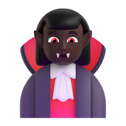 Woman Vampire: dark skin tone
