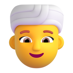 WOMAN WEARING TURBAN 3D Emoji - High Quality 3D Rendered Emoji WOMAN WEARING TURBAN 3D Emoji - High Quality 3D Rendered Emoji
