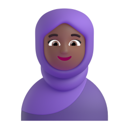 Person With Headscarf: medium-dark skin tone