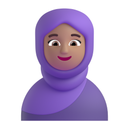 Person With Headscarf: medium skin tone