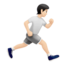 跑步者: 较浅肤色面向右边 — Apple
