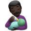哺乳的男人: 较深肤色 — Apple