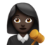 女法官: 较深肤色 — Apple