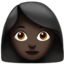 女人: 较深肤色 — Apple