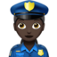女警察: 较深肤色 — Apple