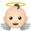 小天使: 较浅肤色 — Apple