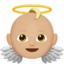 小天使: 中等 浅肤色 — Apple