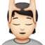 面部按摩: 1f3fb — Apple