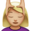 女生按摩: 中等 浅肤色 — Apple