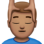 男生按摩: 中等肤色 — Apple