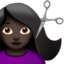女生理发: 较深肤色 — Apple
