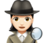女侦探: 较浅肤色 — Apple