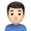 皱眉男: 较浅肤色 — Apple