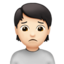 皱眉: 1f3fb — Apple