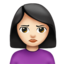 撅嘴女: 较浅肤色 — Apple