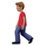 男行人: 中等肤色 — Apple