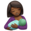母乳喂养: 中等 深肤色 — Apple