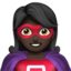 女超级英雄: 较深肤色 — Apple